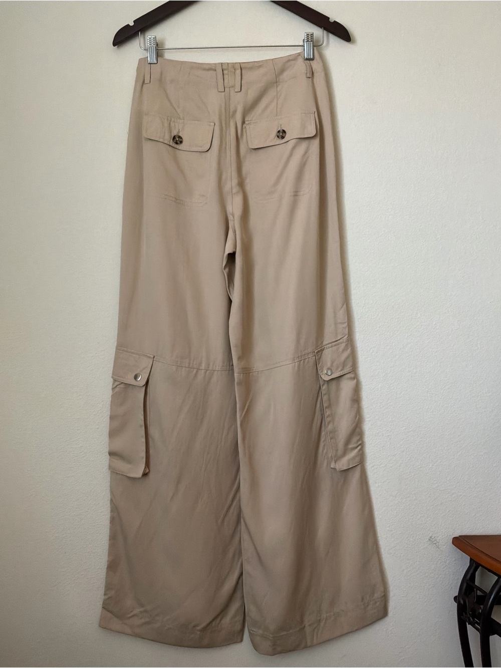 Forever 21 Wide-Leg High Rise Cargo Trousers | New without Tags - Picture 3 of 7